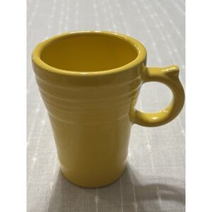 Fiestaware Fiesta Daffodil Yellow Bistro Latte Oversized Coffee Mug 18 oz EUC